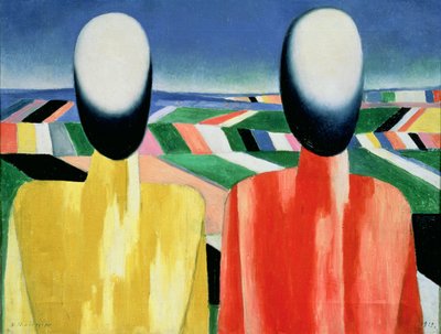 Two Peasants by Kazimir Severinovich Malevich